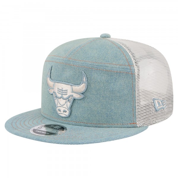 Бейсболка Chicago Bulls New Era Adventure Denim Split Panel 9FIFTY