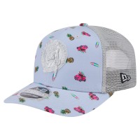 Бейсболка Boston Celtics New Era Light Blue/Gray Adventure Aloha Pattern 9SEVENTY Stretch-Snap