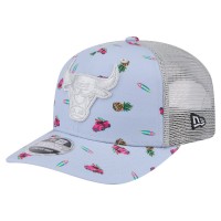 Бейсболка Chicago Bulls New Era Light Blue/Gray Adventure Aloha Pattern 9SEVENTY