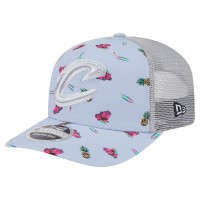 Бейсболка Cleveland Cavaliers New Era Light Blue/Gray Adventure Aloha Pattern 9SEVENTY Stretch-Snap