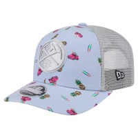 Бейсболка Denver Nuggets New Era Light Blue/Gray Adventure Aloha Pattern 9SEVENTY