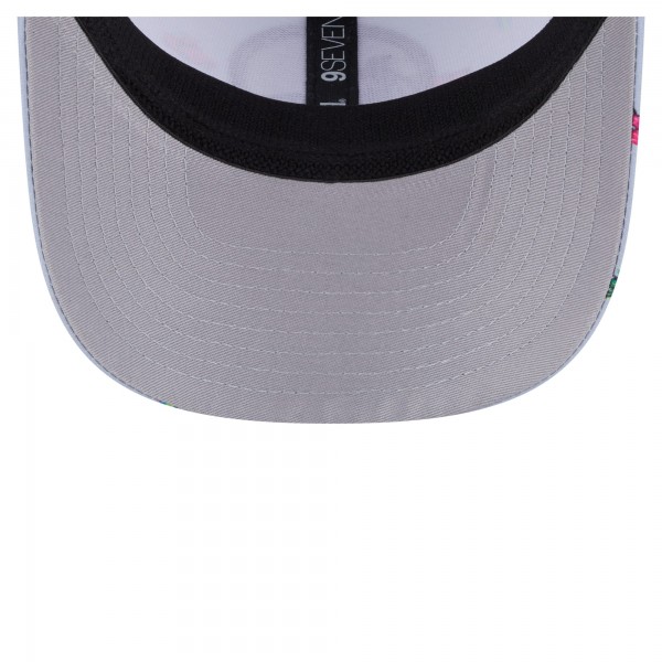 Бейсболка Golden State Warriors New Era Light Blue/Gray Adventure Aloha Pattern 9SEVENTY