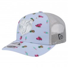 Бейсболка Memphis Grizzlies New Era Light Blue/Gray Adventure Aloha Pattern 9SEVENTY Stretch-Snap