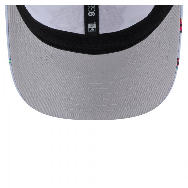 Бейсболка New York Knicks New Era Light Blue/Gray Adventure Aloha Pattern 9SEVENTY Stretch-Snap