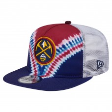 Бейсболка Denver Nuggets New Era Navy/Red Throwback Dye Golfer