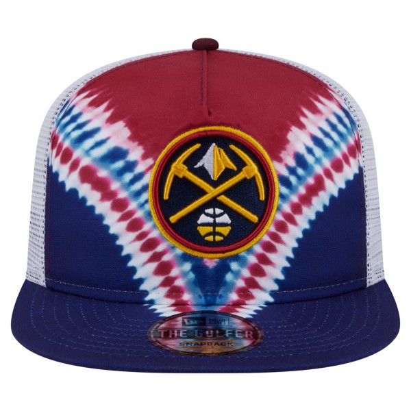 Бейсболка Denver Nuggets New Era Navy/Red Throwback Dye Golfer