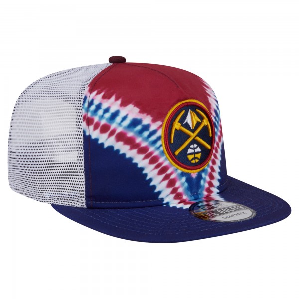 Бейсболка Denver Nuggets New Era Navy/Red Throwback Dye Golfer