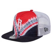Бейсболка Houston Rockets New Era Black/Red Throwback Dye Golfer