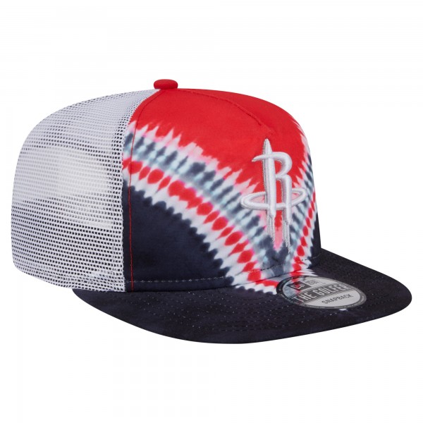 Бейсболка Houston Rockets New Era Black/Red Throwback Dye Golfer
