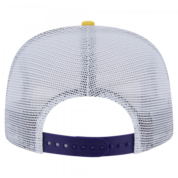 Los Angeles Lakers New Era Purple/Gold Throwback Dye Golfer Snapback Hat