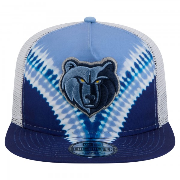 Memphis Grizzlies New Era Navy/Light Blue Throwback Dye Golfer Snapback Hat