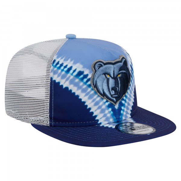 Memphis Grizzlies New Era Navy/Light Blue Throwback Dye Golfer Snapback Hat