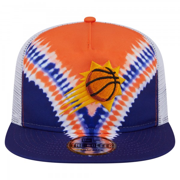 Бейсболка Phoenix Suns New Era Purple/Orange Throwback Dye Golfer