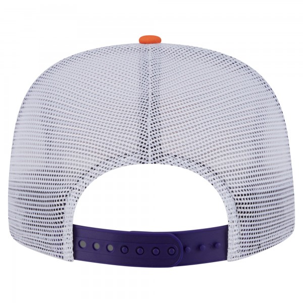 Бейсболка Phoenix Suns New Era Purple/Orange Throwback Dye Golfer