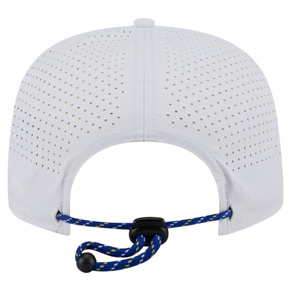 Бейсболка Golden State Warriors New Era White Performance Rope Golfer