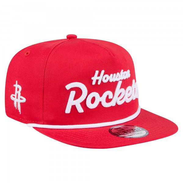 Бейсболка Houston Rockets New Era Red Team Text Golfer