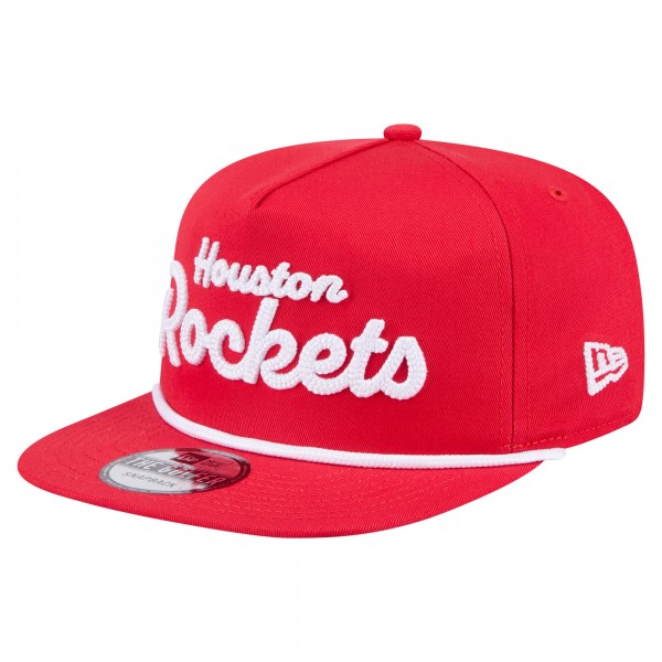 Бейсболка Houston Rockets New Era Red Team Text Golfer