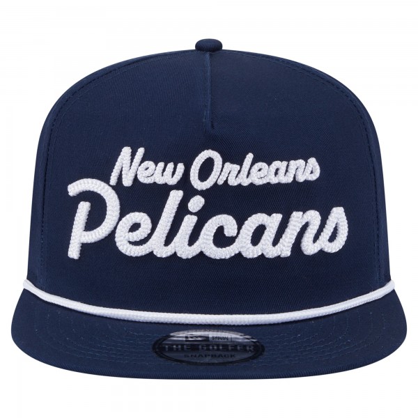 Бейсболка New Orleans Pelicans New Era Navy Team Text Golfer