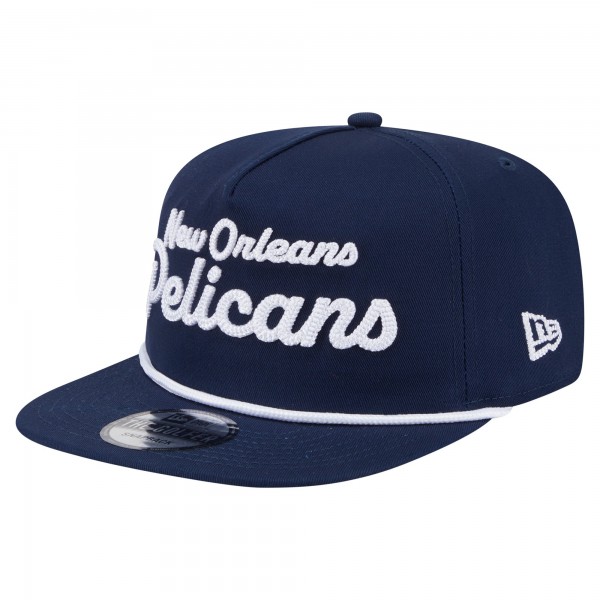 Бейсболка New Orleans Pelicans New Era Navy Team Text Golfer