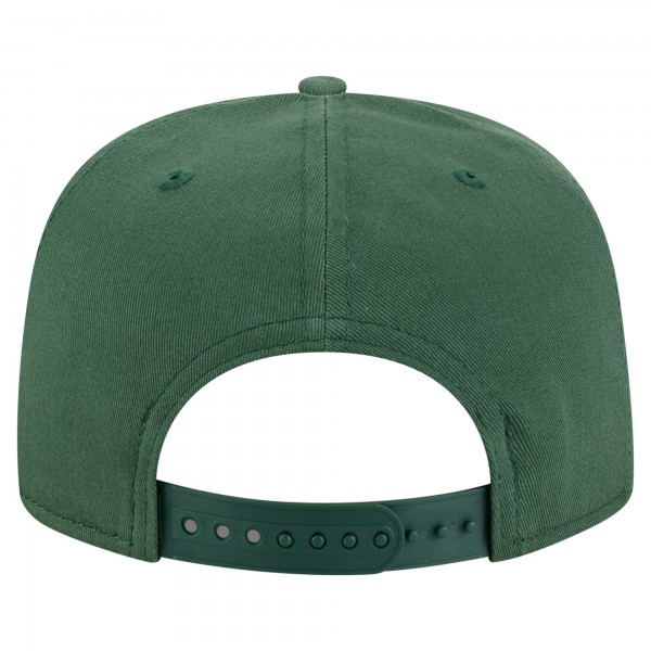 Бейсболка Milwaukee Bucks New Era Hunter Green Team Text Golfer