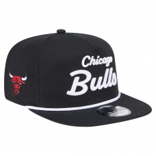 Бейсболка Chicago Bulls New Era Black Team Text Golfer