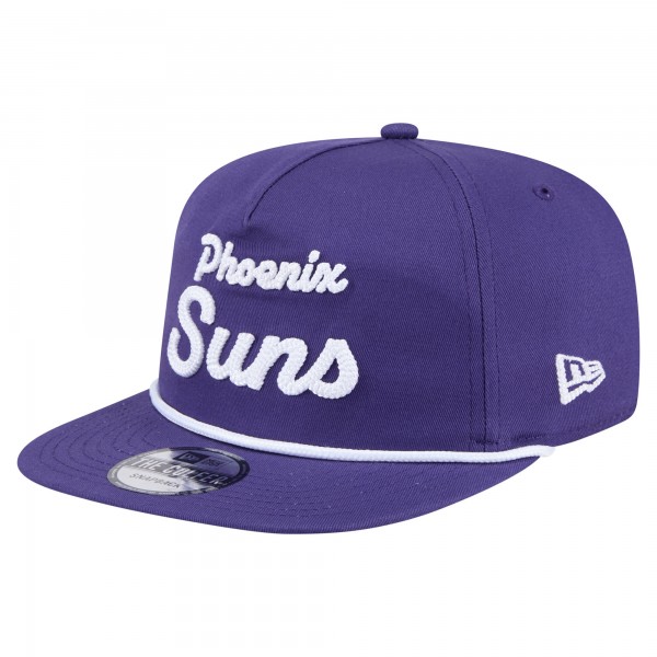 Бейсболка Phoenix Suns New Era Purple Team Text Golfer