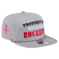 Бейсболка Houston Rockets New Era Gray Throwback Property Of Golfer