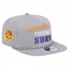 Бейсболка Phoenix Suns New Era Gray Throwback Property Of Golfer