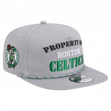 Boston Celtics New Era Gray Throwback Property Of Golfer Snapback Hat