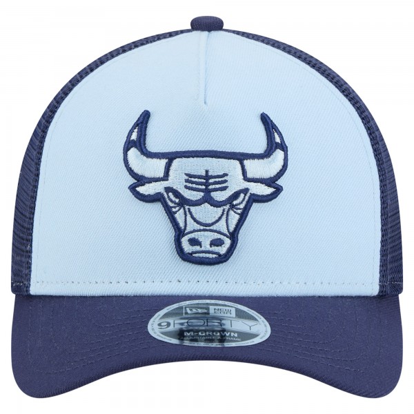 Бейсболка Youth Chicago Bulls New Era Light Blue Colorpack A-Frame 9FORTY