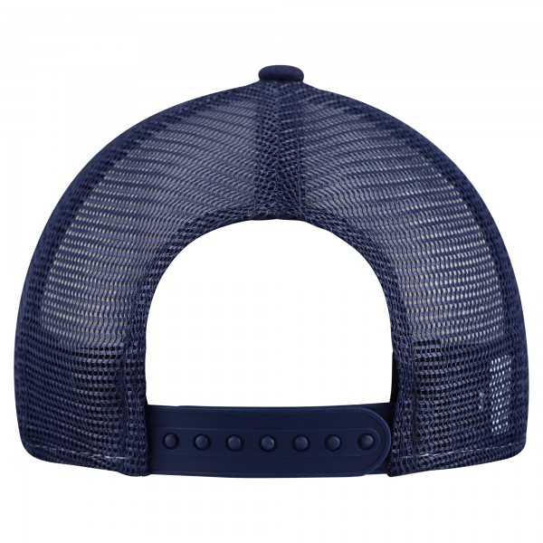 Подростковая Golden State Warriors New Era Light Blue Colorpack 9FORTY A-Frame Trucker Adjustable Hat
