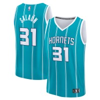 Игровая джерси Tidjane Salaun Charlotte Hornets 2024 NBA Draft Fast Break Player - Icon Edition - Teal