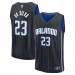 Джерси Orlando Magic Tristan da Silva Fanatics Black 2024 NBA Draft Fast Break Player - Icon Edition