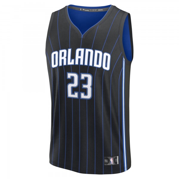 Джерси Orlando Magic Tristan da Silva Fanatics Black 2024 NBA Draft Fast Break Player - Icon Edition
