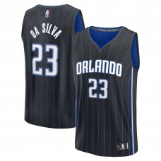 Подростковая Orlando Magic Tristan da Silva Fanatics Black 2024 NBA Draft Fast Break Player Jersey - Icon Edition
