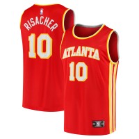 Игровая джерси Zaccharie Risacher Atlanta Hawks 2024 NBA Draft Fast Break Player - Icon Edition - Red