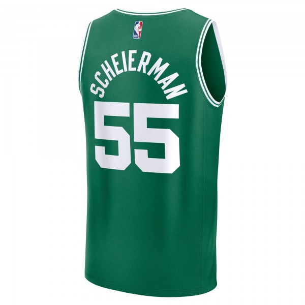 Именная игровая джерси Baylor Scheierman Boston Celtics Youth 2024 NBA Draft Fast Break Player - Icon Edition - Kelly Green