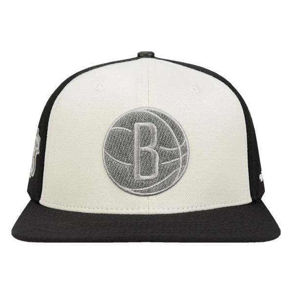 Бейсболка Brooklyn Nets Pro Standard Cream French Terry