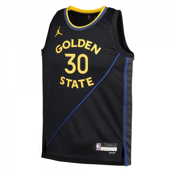 Игровая джерси Подростковая Golden State Warriors Stephen Curry Jordan Brand Navy Swingman - Statement Edition