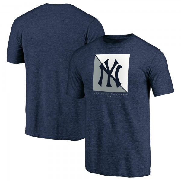 New York Yankees Navy Pregame Vibe Tri-Blend T-Shirt