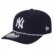 Бейсболка New York Yankees New Era Navy Multi-Rope 9SEVENTY Stretch-Snap
