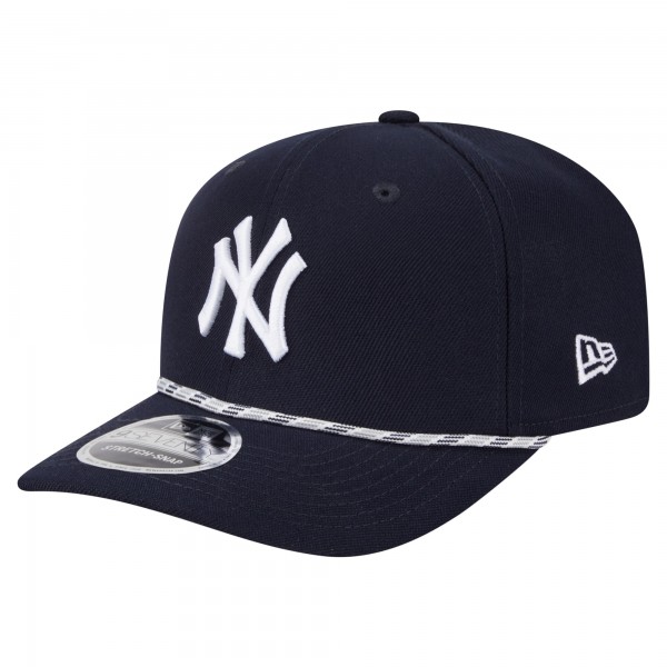 Бейсболка New York Yankees New Era Navy Multi-Rope 9SEVENTY Stretch-Snap