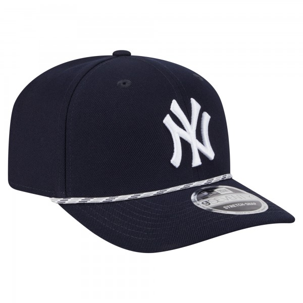 Бейсболка New York Yankees New Era Navy Multi-Rope 9SEVENTY Stretch-Snap