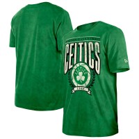 Boston Celtics New Era Kelly Green Throwback Vintage Boxy Mineral Wash T-Shirt