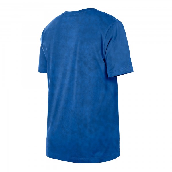 Golden State Warriors New Era Royal Throwback Vintage Boxy Mineral Wash T-Shirt