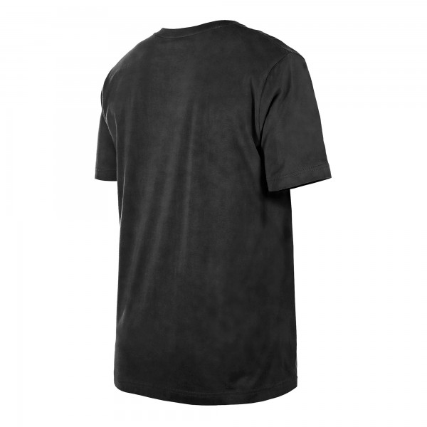 Футболка Chicago Bulls New Era Black Hardwood Classics Oversized Boxy Mineral Wash