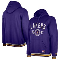 Толстовка Los Angeles Lakers New Era Purple Throwback Vintage
