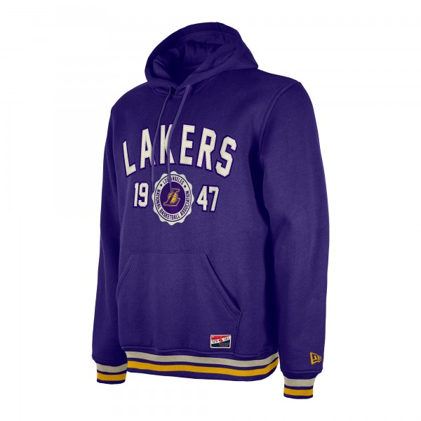 Толстовка Los Angeles Lakers New Era Purple Throwback Vintage