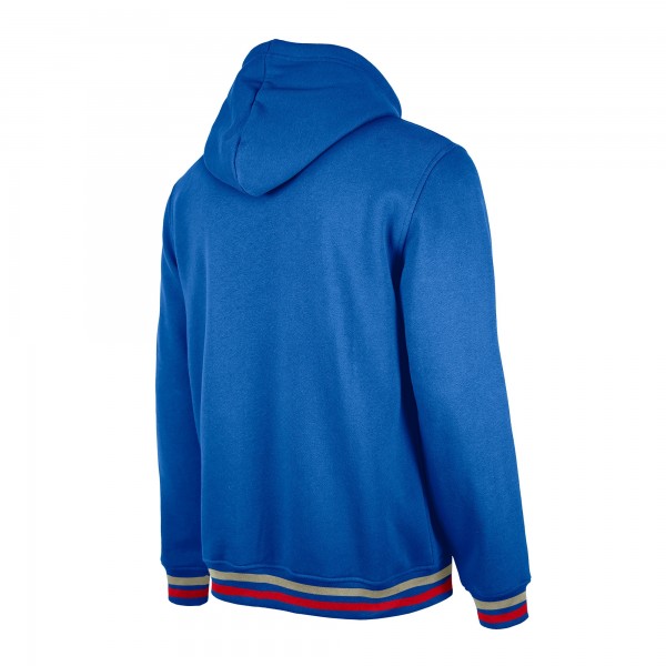 Philadelphia 76ers New Era Royal Throwback Vintage Pullover Hoodie