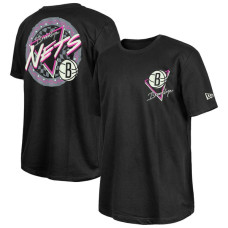Футболка Brooklyn Nets New Era Black Glow-in-the-Dark